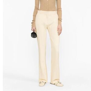 New FRAME Le Mini Boot flared trousers butter color size 4